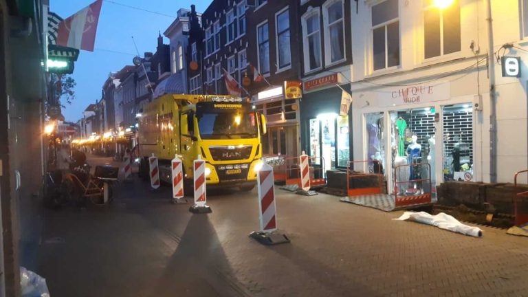 Gastracé vrijzuigen in de binnenstad